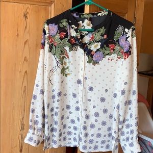 Chico’s blouse floral size 1 (medium)